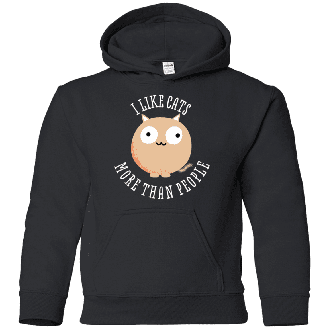 Sweatshirts Black / YS I Like Cats Youth Hoodie