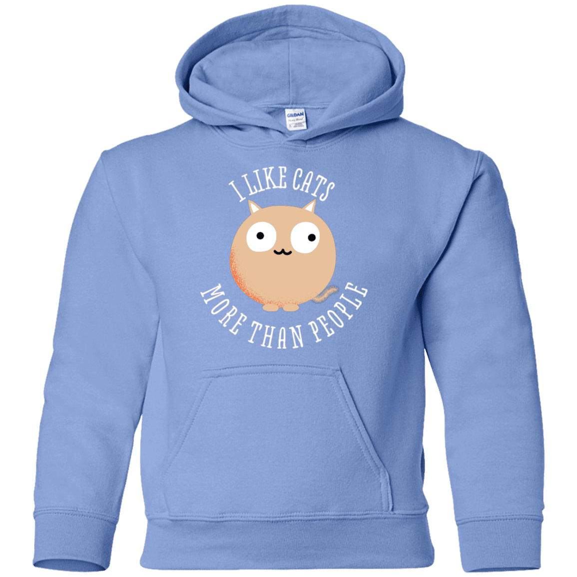 Sweatshirts Carolina Blue / YS I Like Cats Youth Hoodie