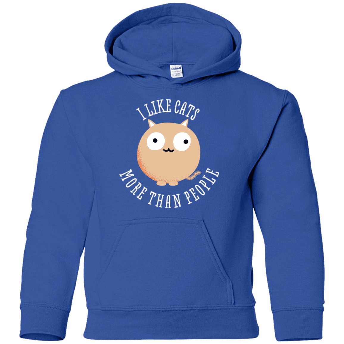 Sweatshirts Royal / YS I Like Cats Youth Hoodie