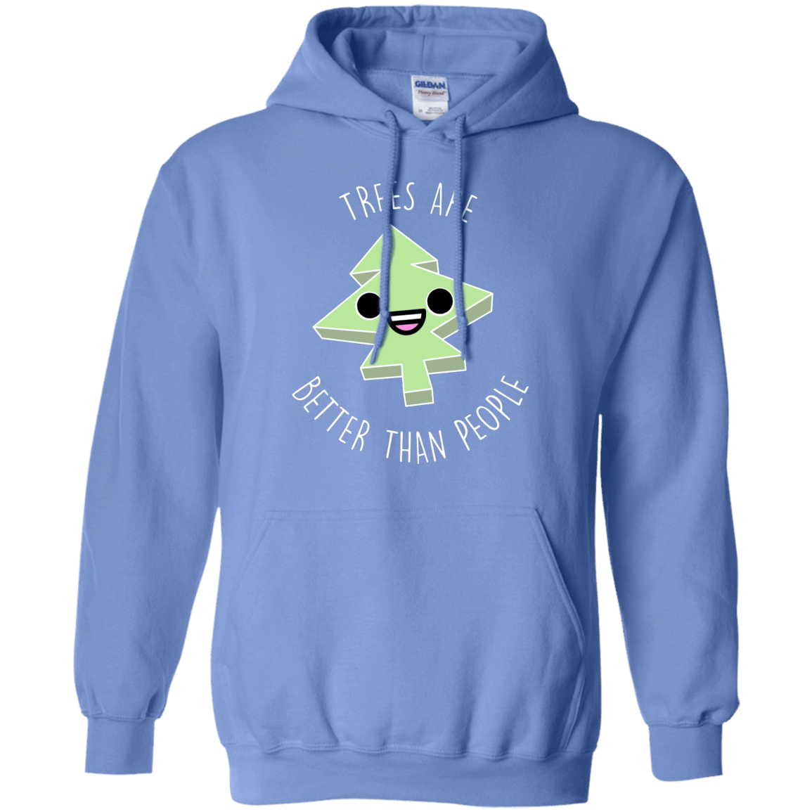 Sweatshirts Carolina Blue / S I Like Trees Pullover Hoodie
