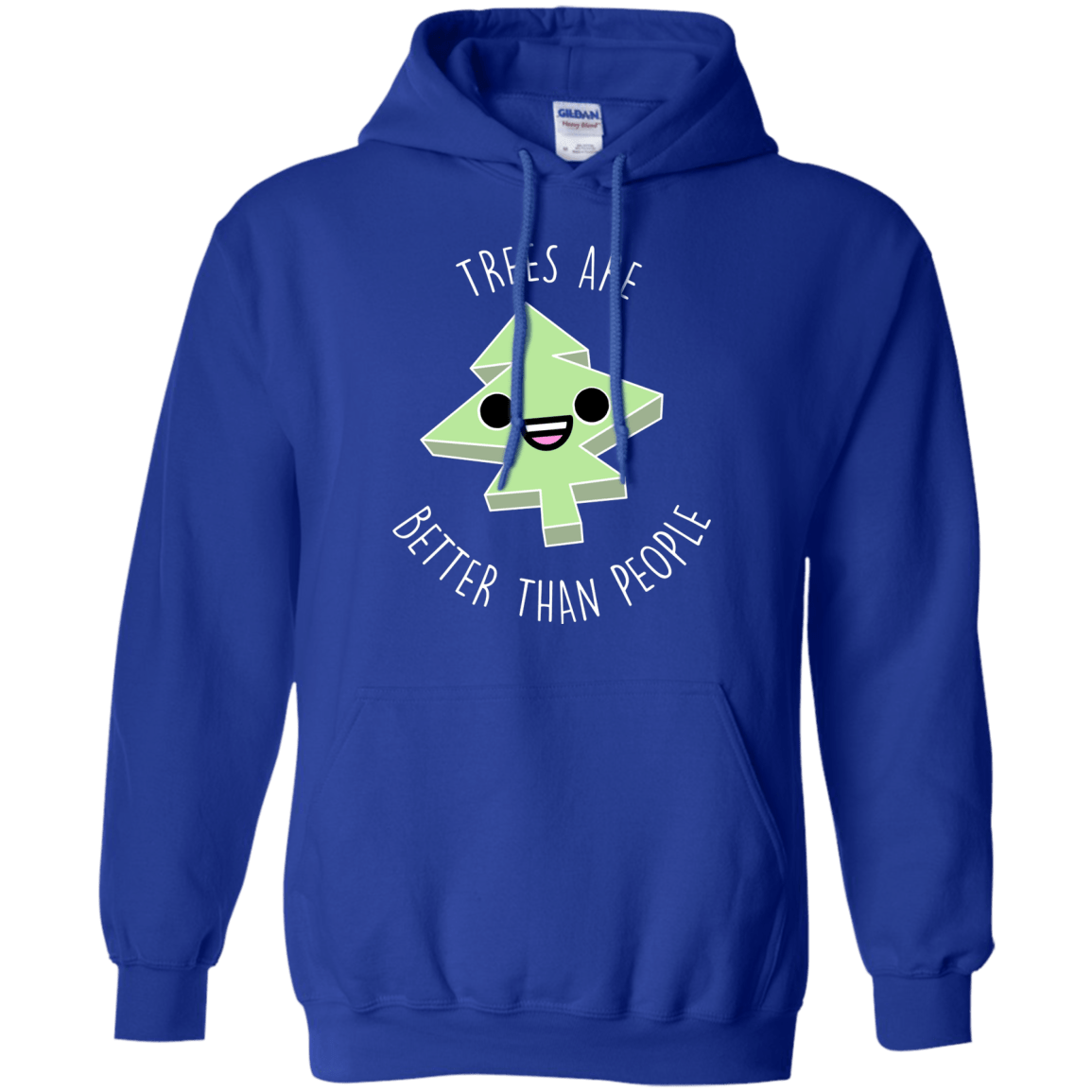 Sweatshirts Royal / S I Like Trees Pullover Hoodie