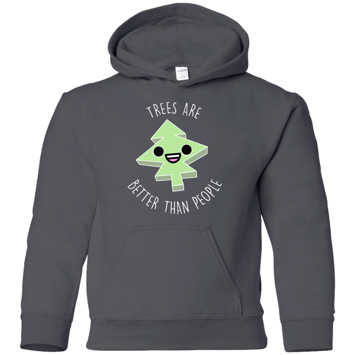 Sweatshirts Charcoal / YS I Like Trees Youth Hoodie