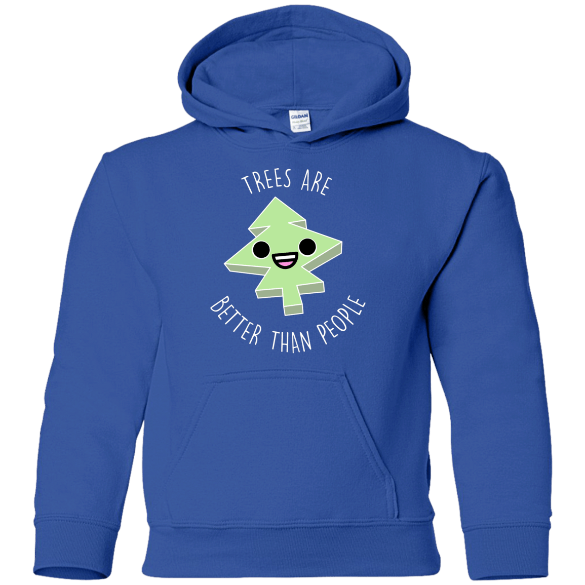 Sweatshirts Royal / YS I Like Trees Youth Hoodie