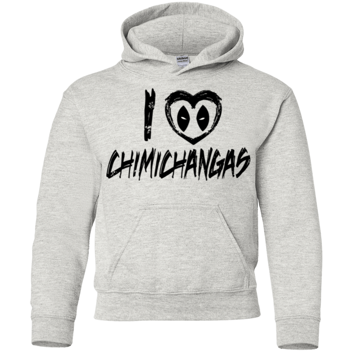 Sweatshirts Ash / YS I Love Chimichangas Youth Hoodie
