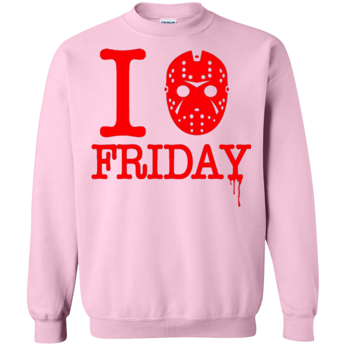 Sweatshirts Light Pink / Small I Love Friday Crewneck Sweatshirt