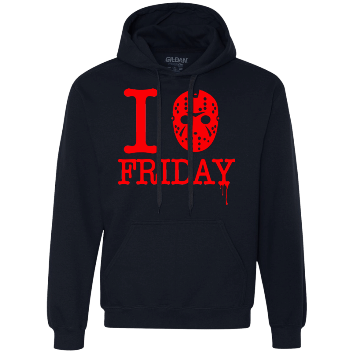 Sweatshirts Navy / Small I Love Friday Premium Fleece Hoodie