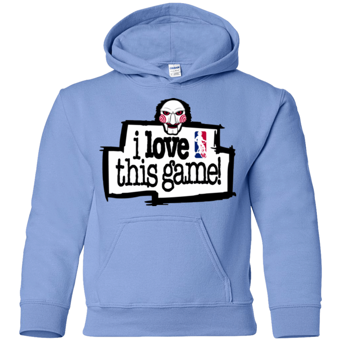 Sweatshirts Carolina Blue / YS I Love This Game Youth Hoodie