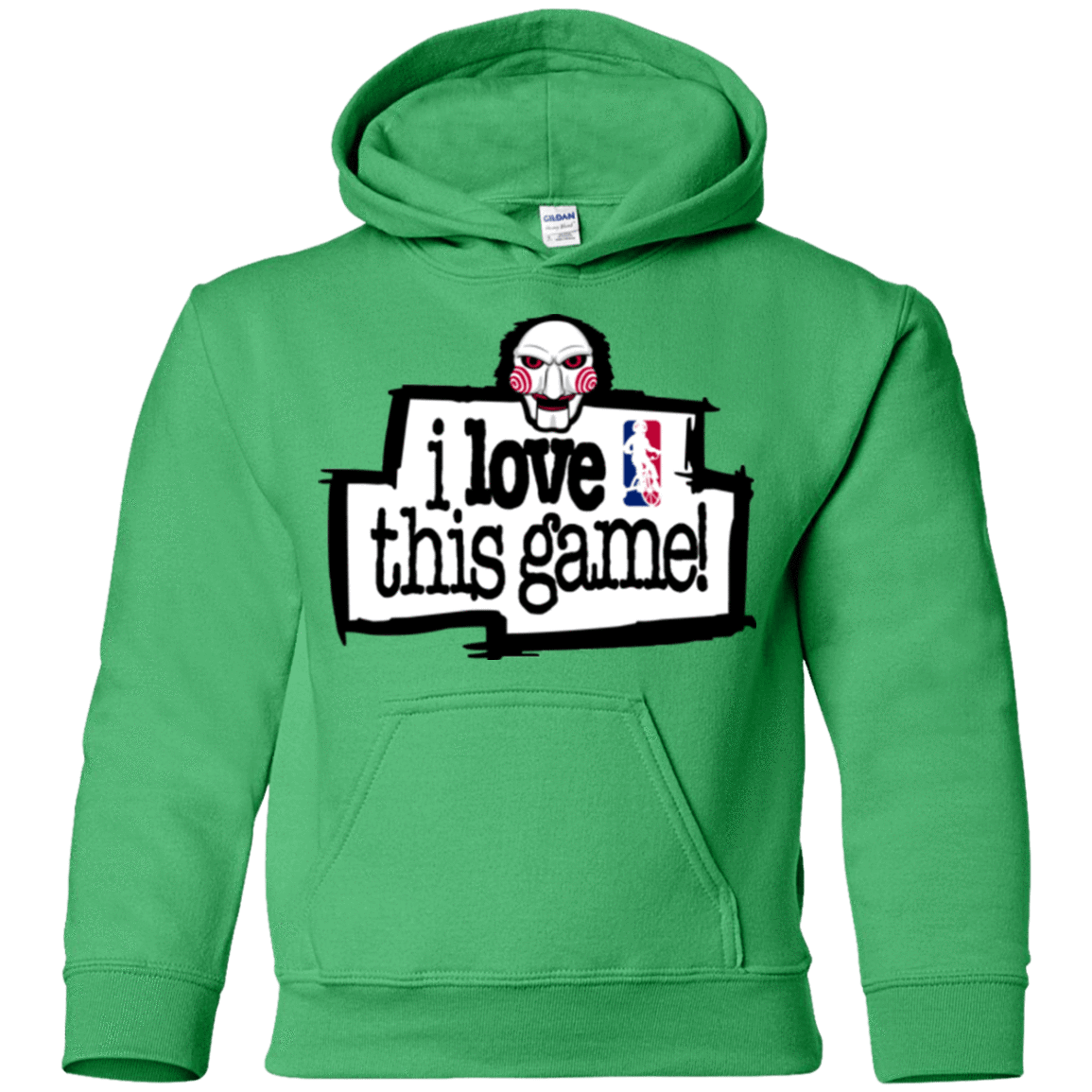 Sweatshirts Irish Green / YS I Love This Game Youth Hoodie