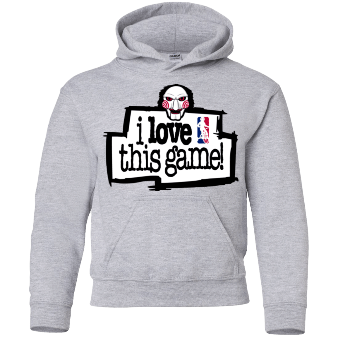 Sweatshirts Sport Grey / YS I Love This Game Youth Hoodie