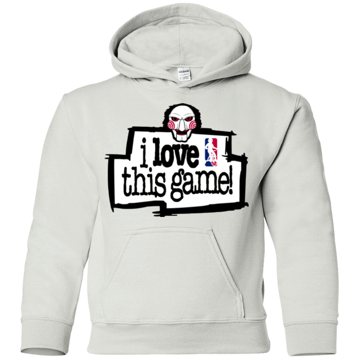 Sweatshirts White / YS I Love This Game Youth Hoodie