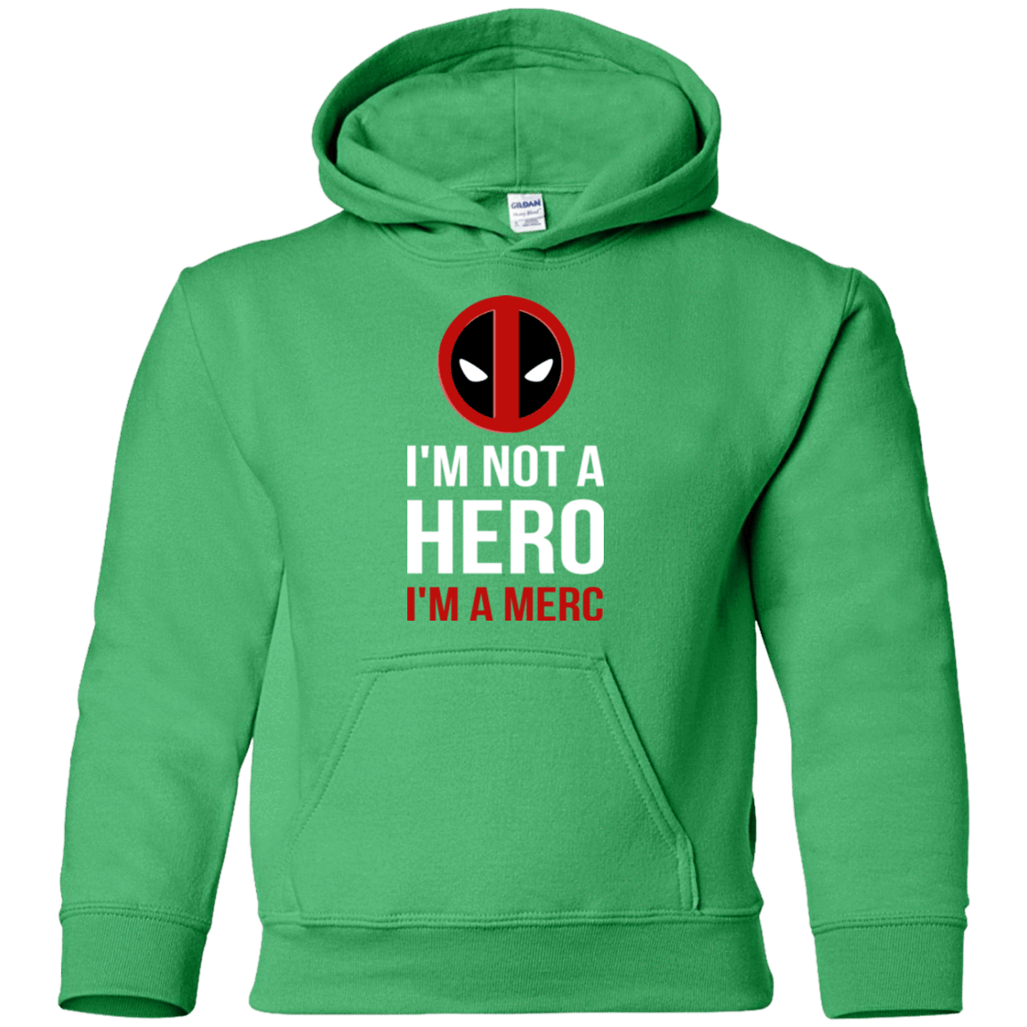 Sweatshirts Irish Green / YS I'm a merc Youth Hoodie