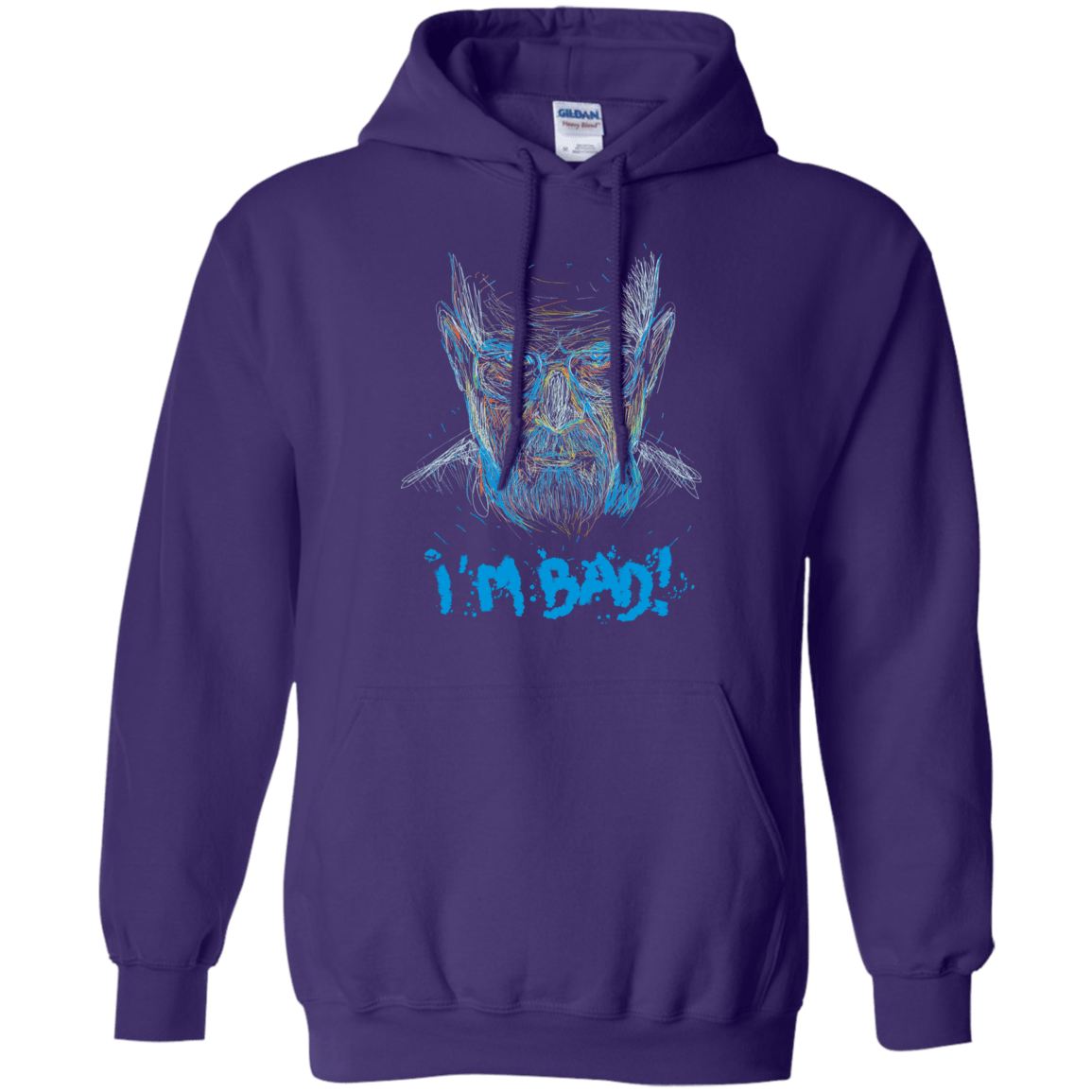 Sweatshirts Purple / S I'm Bad! Pullover Hoodie