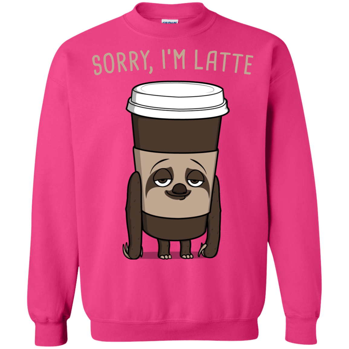 Sweatshirts Heliconia / S I'm Latte Crewneck Sweatshirt