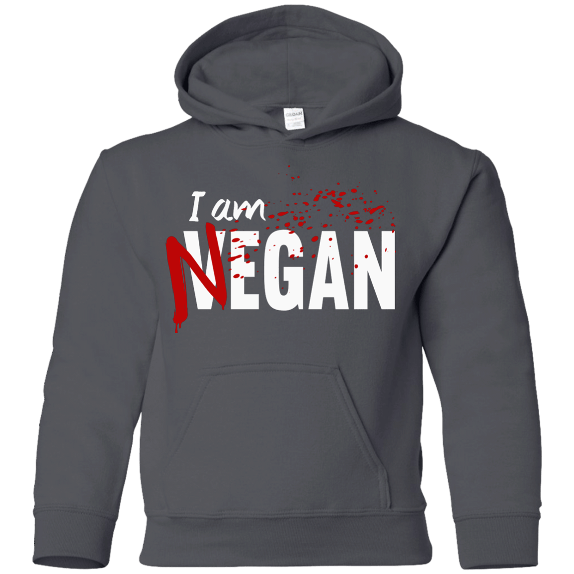 Sweatshirts Charcoal / YS I'm Negan Youth Hoodie