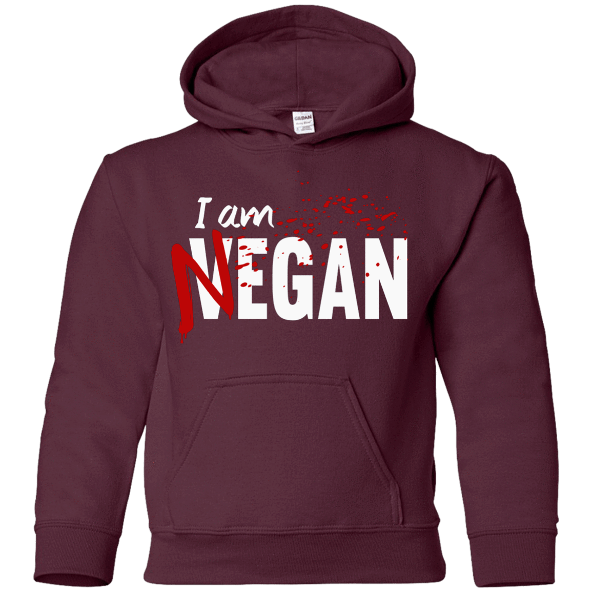 Sweatshirts Maroon / YS I'm Negan Youth Hoodie