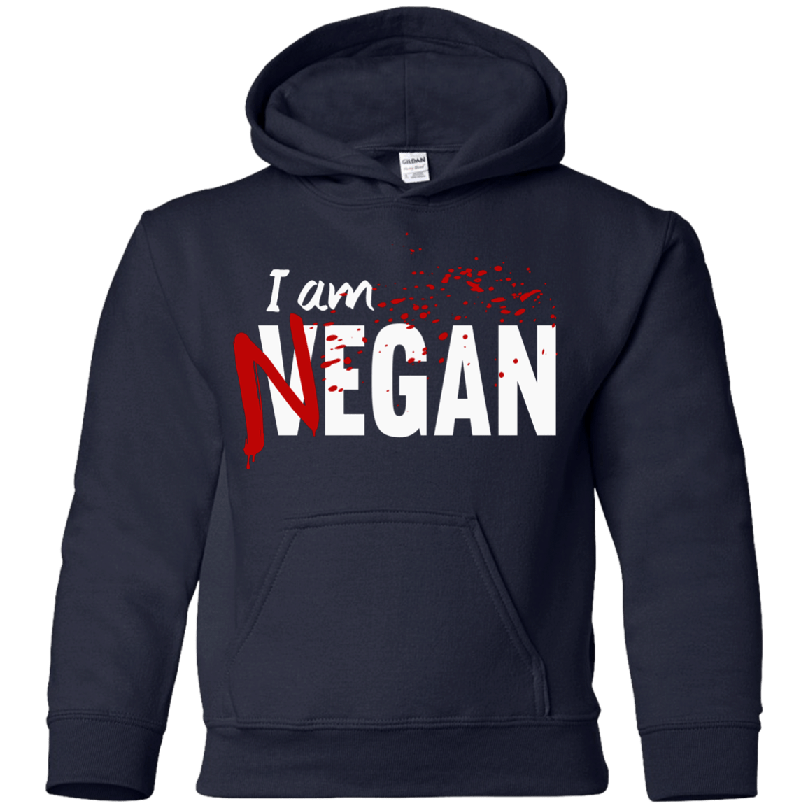 Sweatshirts Navy / YS I'm Negan Youth Hoodie