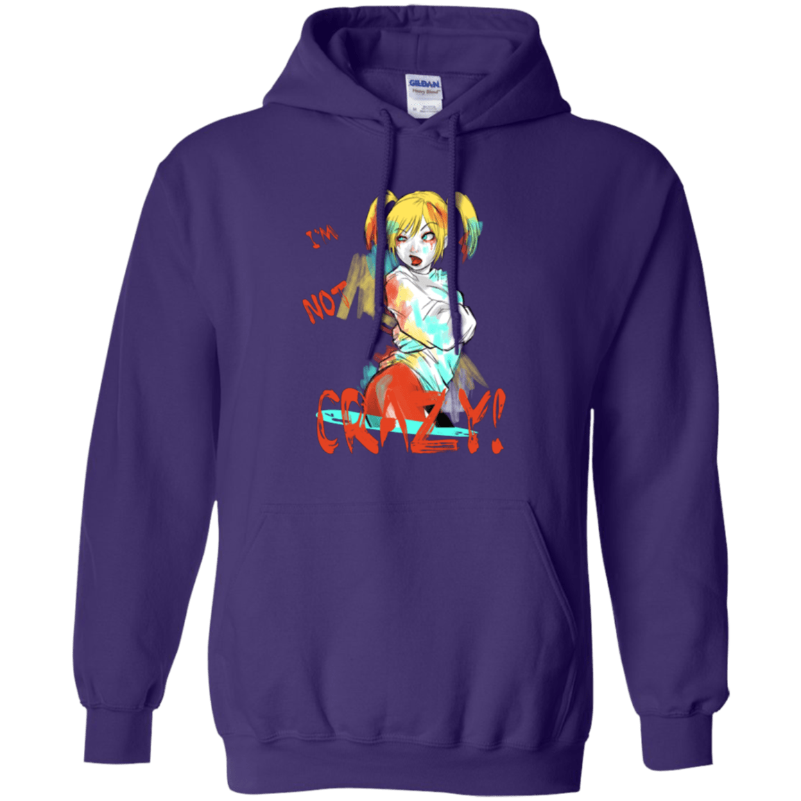 Sweatshirts Purple / Small I'm not crazy! Pullover Hoodie