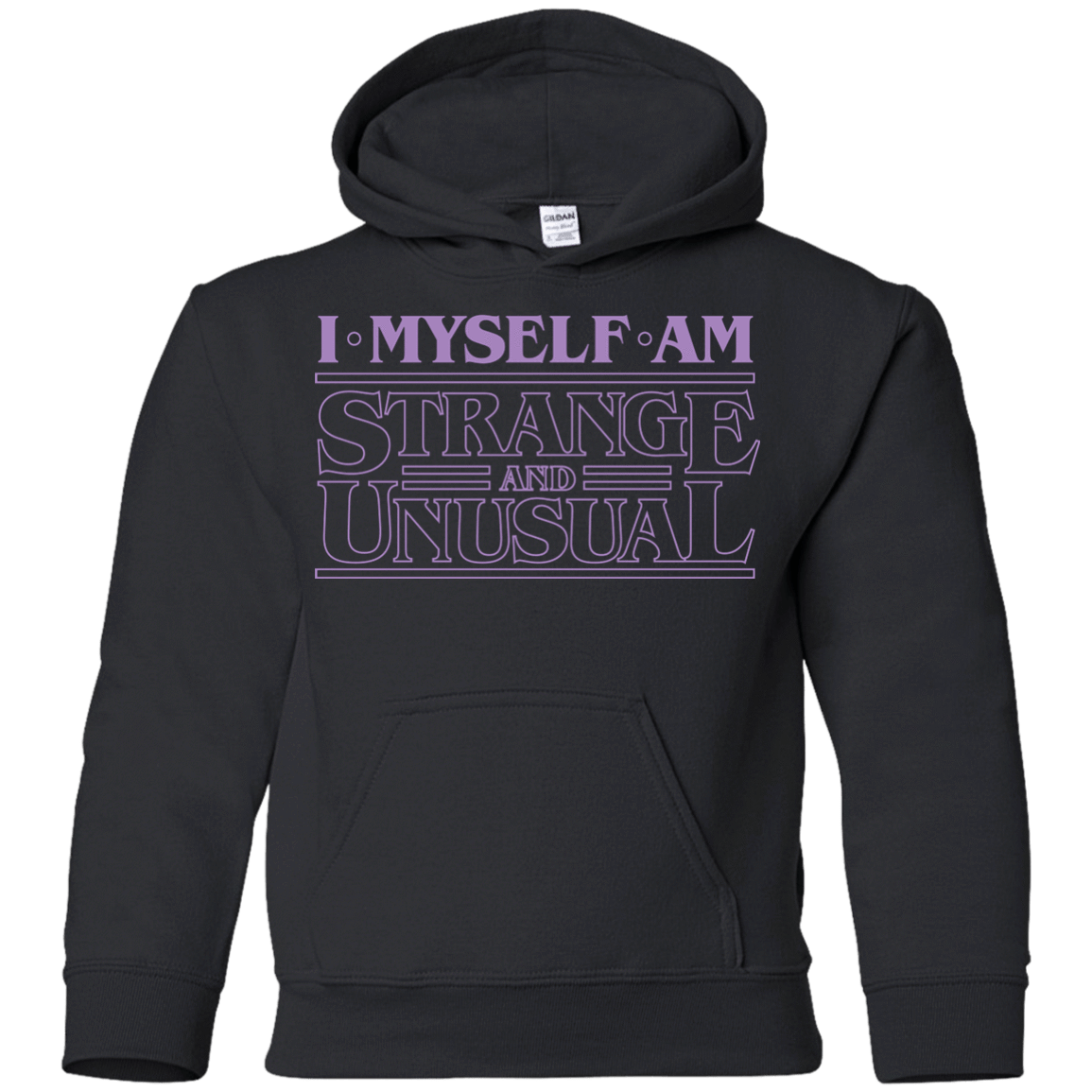 Sweatshirts Black / YS I Myself Am Strange And Unusual Youth Hoodie