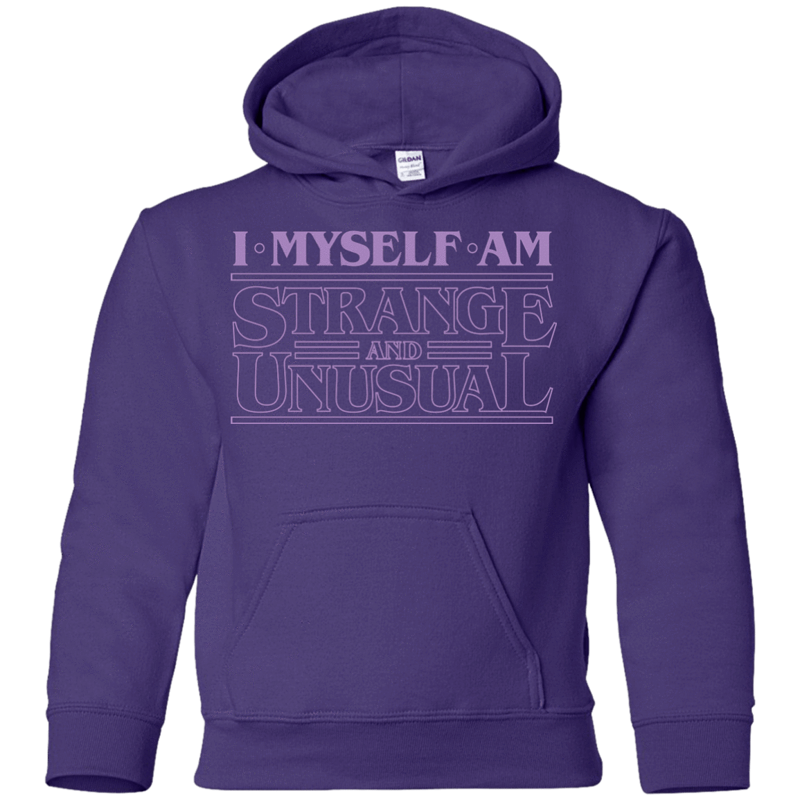 Sweatshirts Purple / YS I Myself Am Strange And Unusual Youth Hoodie