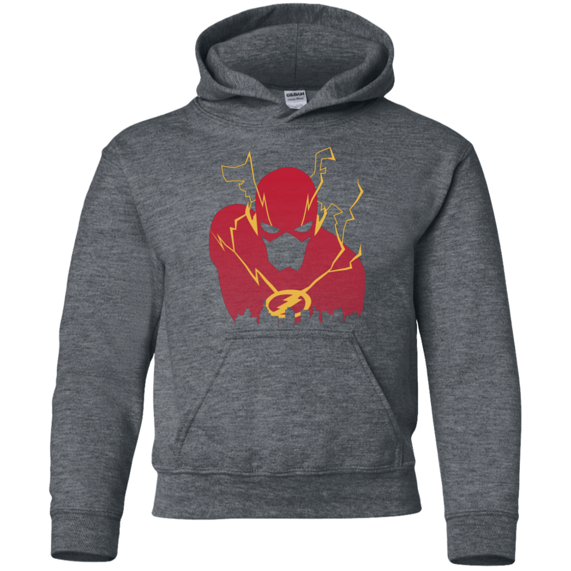 Sweatshirts Dark Heather / YS I Protect this City TF Youth Hoodie