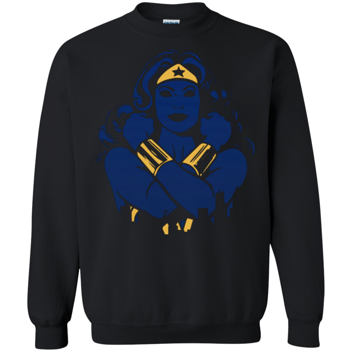 Sweatshirts Black / Small I Protect this City WW Crewneck Sweatshirt