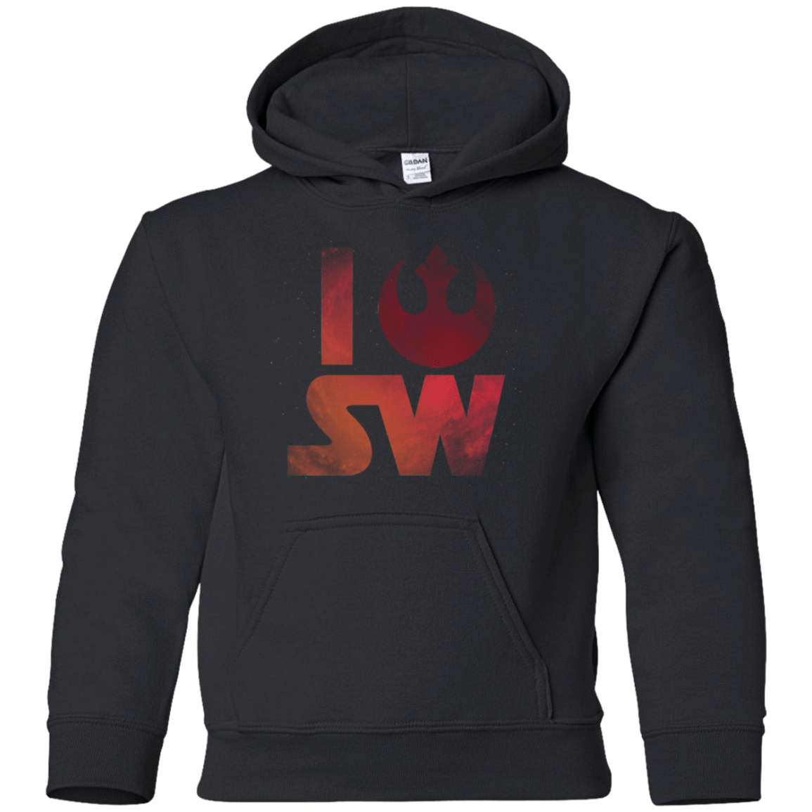 Sweatshirts Black / YS I Rebel SW Youth Hoodie