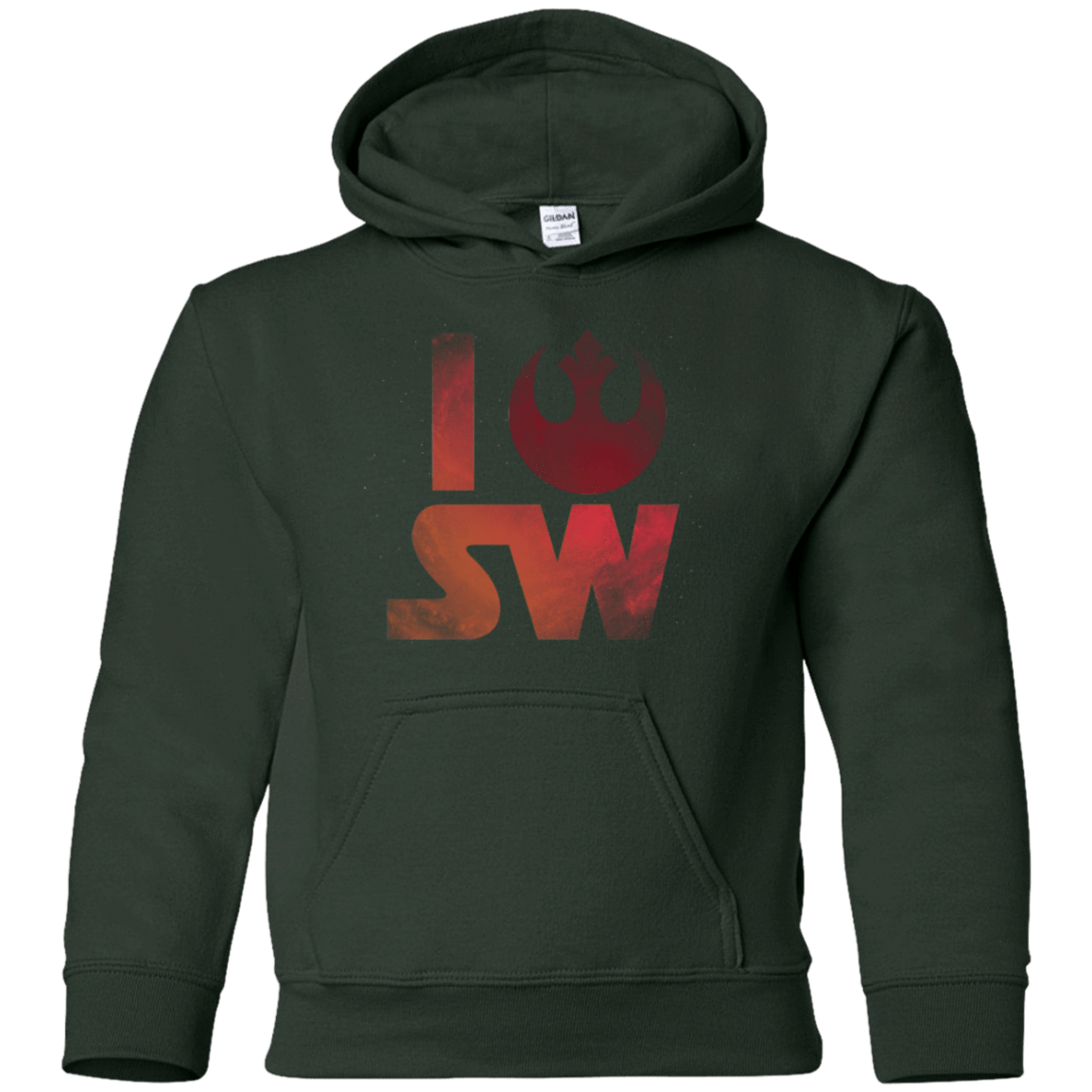 Sweatshirts Forest Green / YS I Rebel SW Youth Hoodie