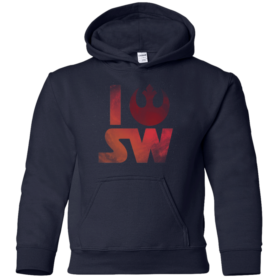 Sweatshirts Navy / YS I Rebel SW Youth Hoodie