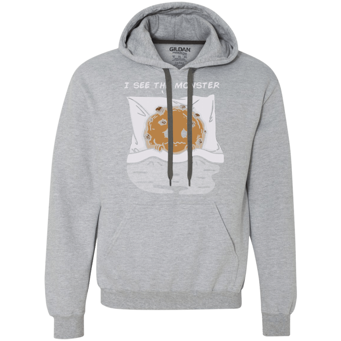 Sweatshirts Sport Grey / Small I see the monster Premium Fleece Hoodie