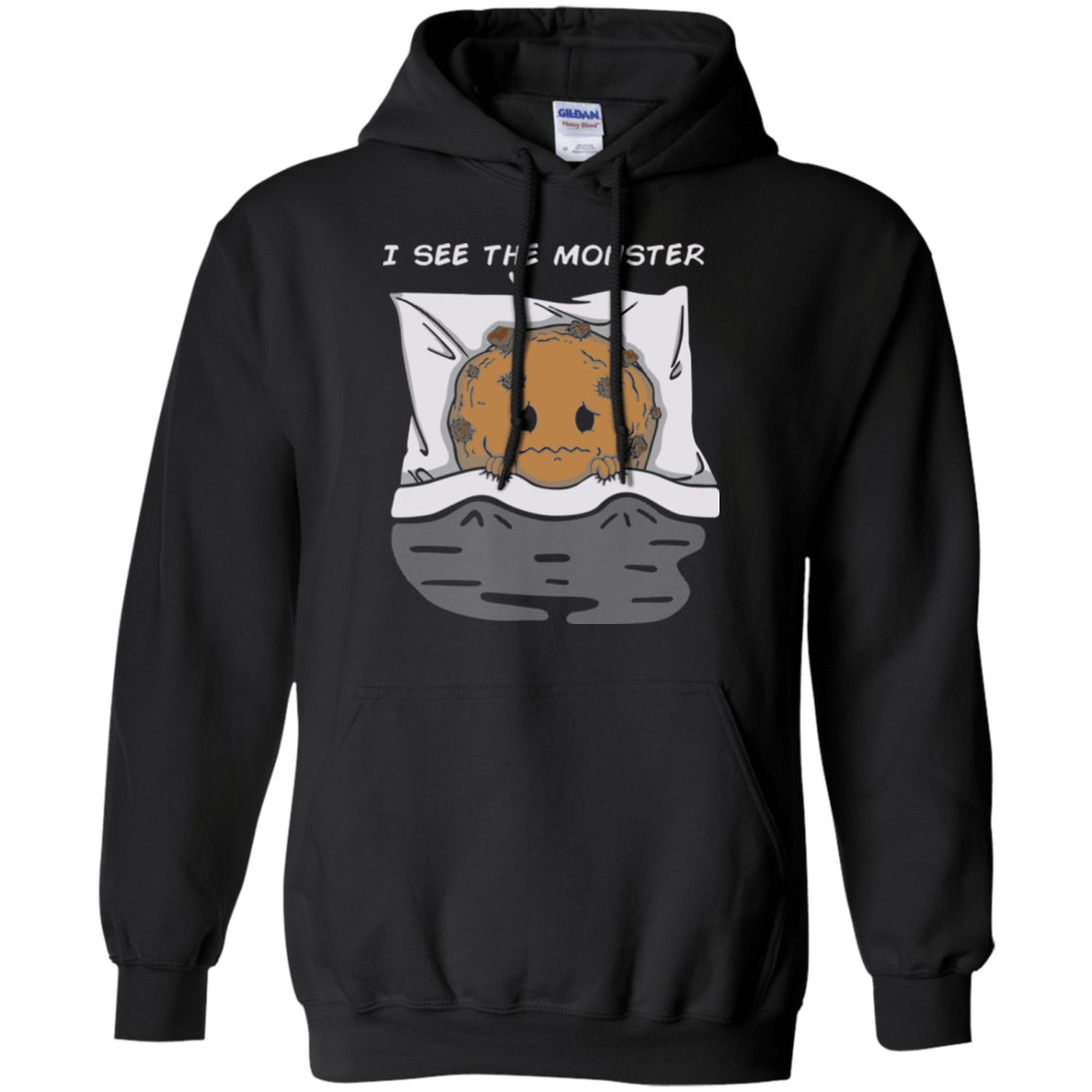Sweatshirts Black / Small I see the monster Pullover Hoodie