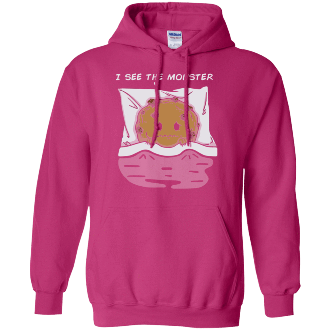 Sweatshirts Heliconia / Small I see the monster Pullover Hoodie