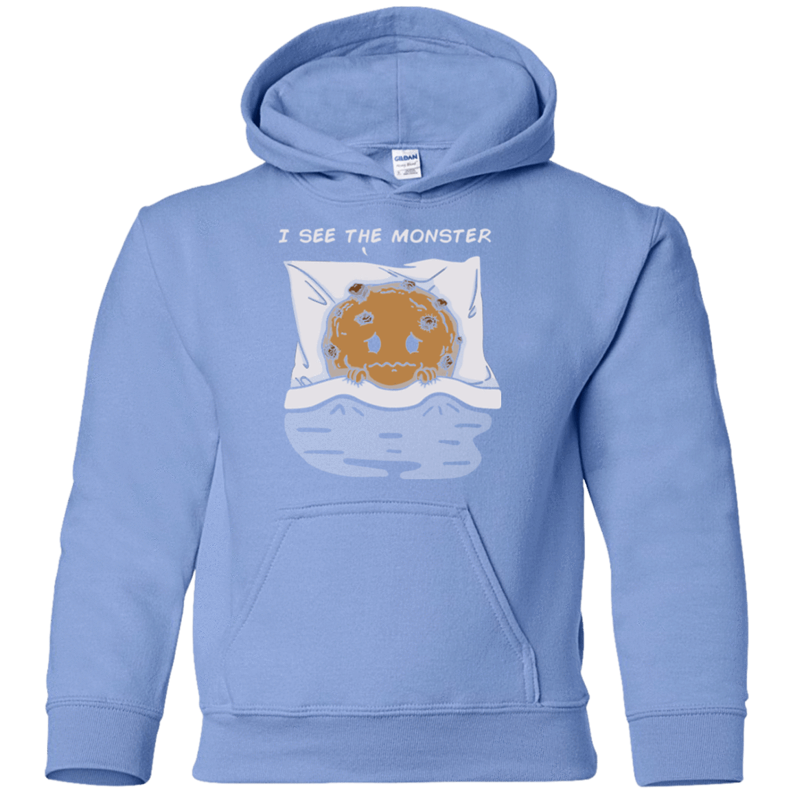 Sweatshirts Carolina Blue / YS I see the monster Youth Hoodie