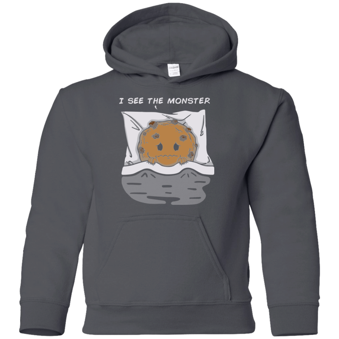 Sweatshirts Charcoal / YS I see the monster Youth Hoodie