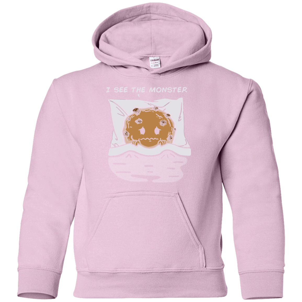 Sweatshirts Light Pink / YS I see the monster Youth Hoodie