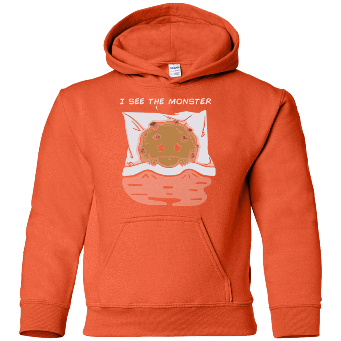 Sweatshirts Orange / YS I see the monster Youth Hoodie