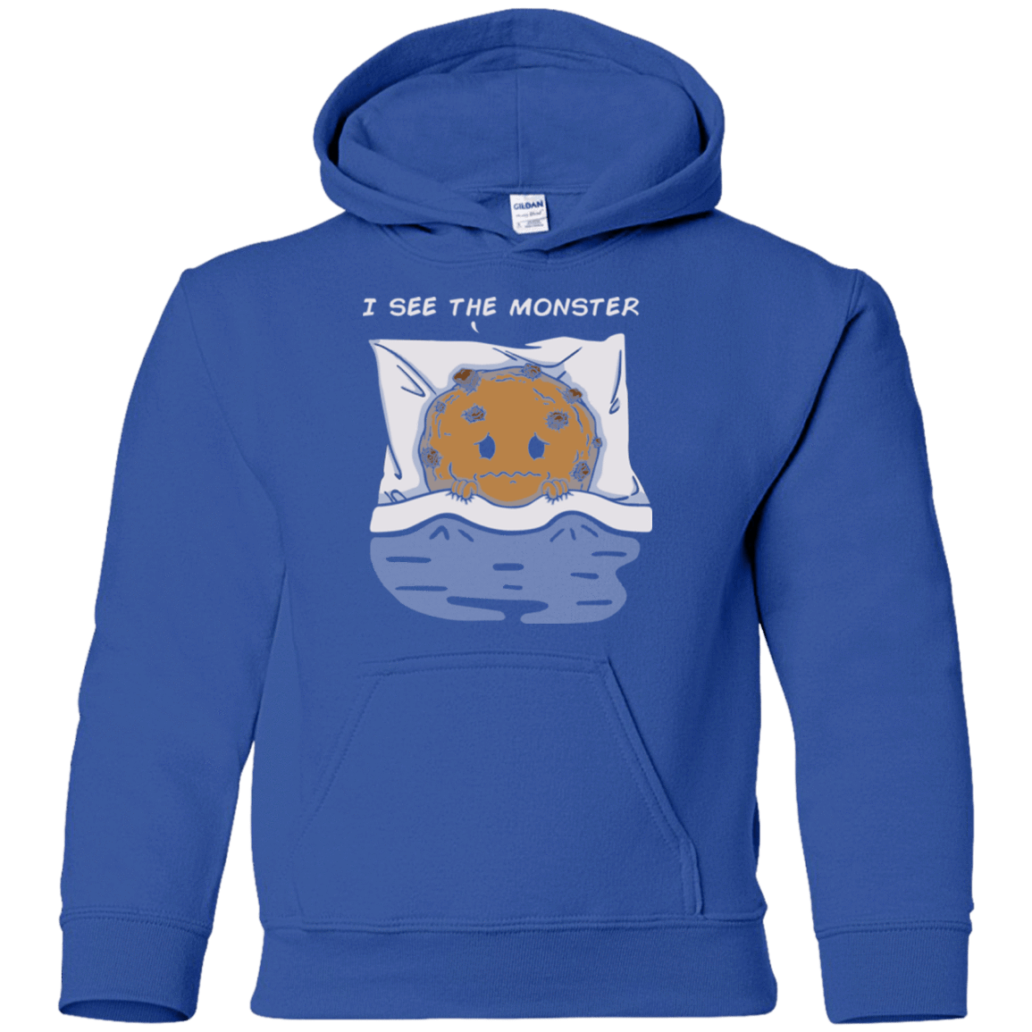 Sweatshirts Royal / YS I see the monster Youth Hoodie