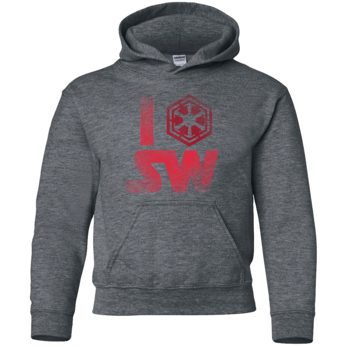 Sweatshirts Dark Heather / YS I Sith SW Youth Hoodie
