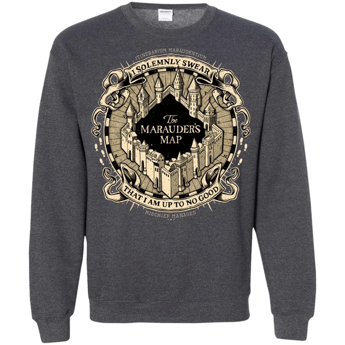 Sweatshirts Dark Heather / Small I Solemnly Swear Crewneck Sweatshirt