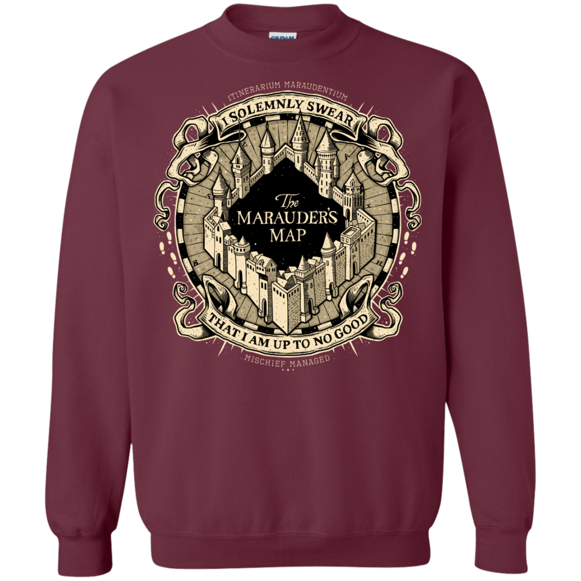 Sweatshirts Maroon / Small I Solemnly Swear Crewneck Sweatshirt