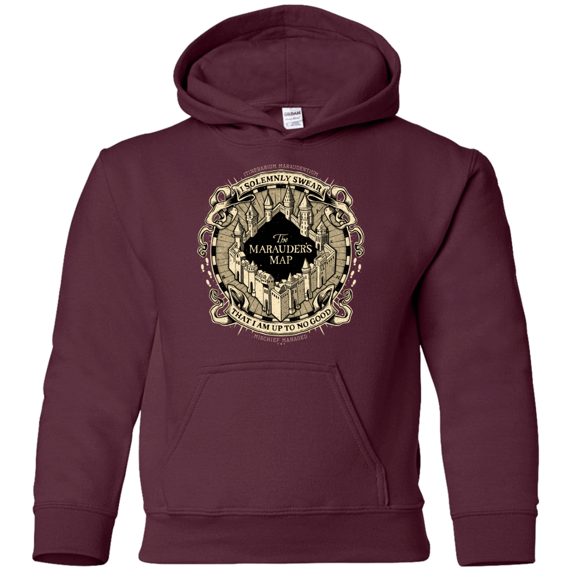 Sweatshirts Maroon / YS I Solemnly Swear Youth Hoodie