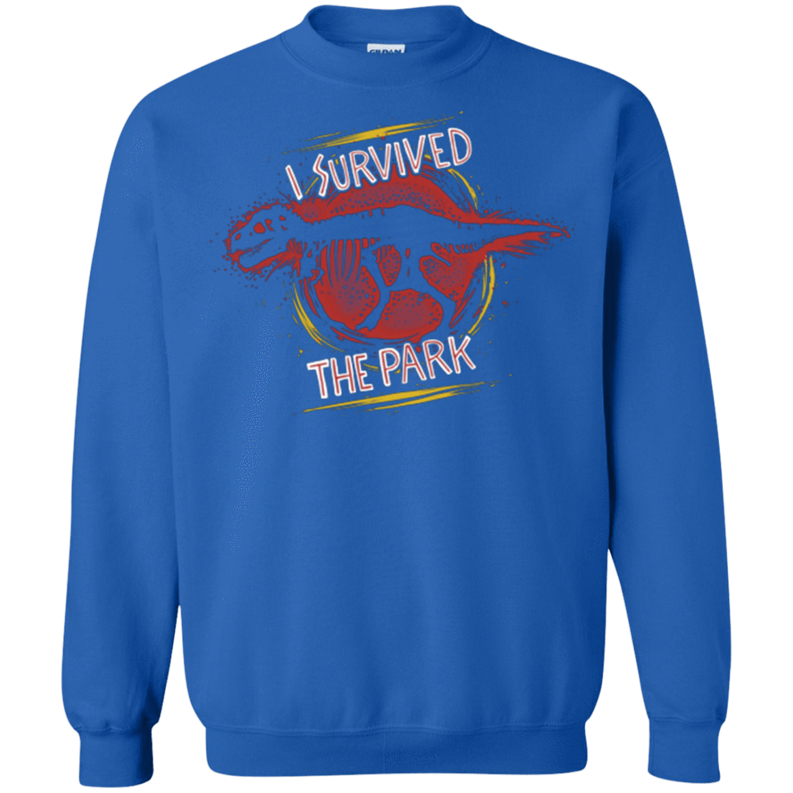 Sweatshirts Royal / Small I SURVIVED THE PARK Crewneck Sweatshirt
