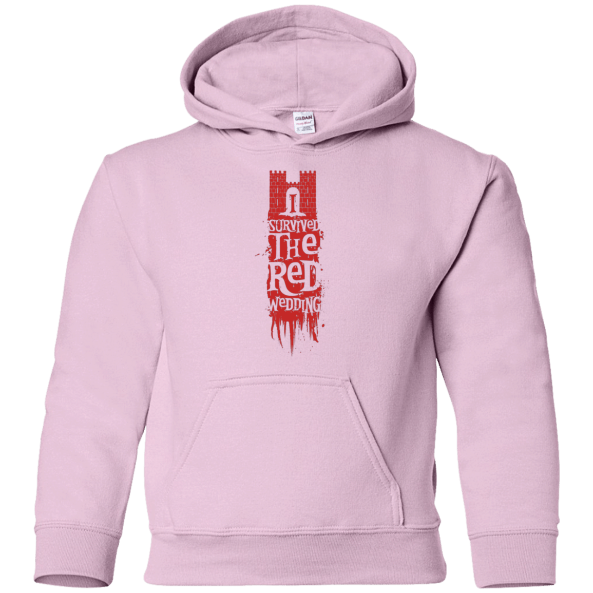 Sweatshirts Light Pink / YS I Survived the Red Wedding Youth Hoodie