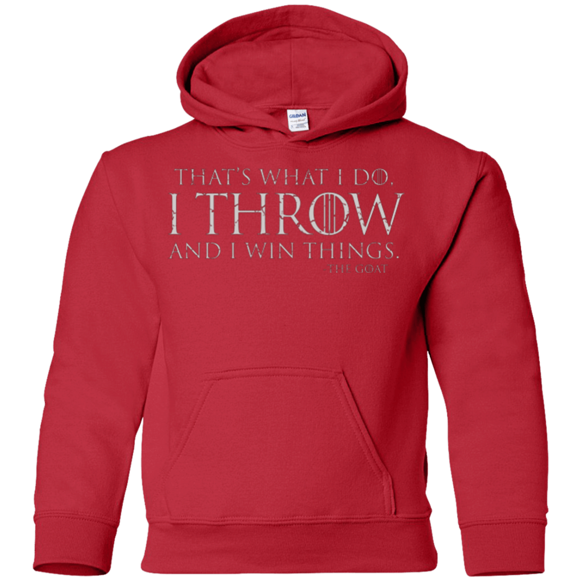 Sweatshirts Red / YS I Throw Youth Hoodie