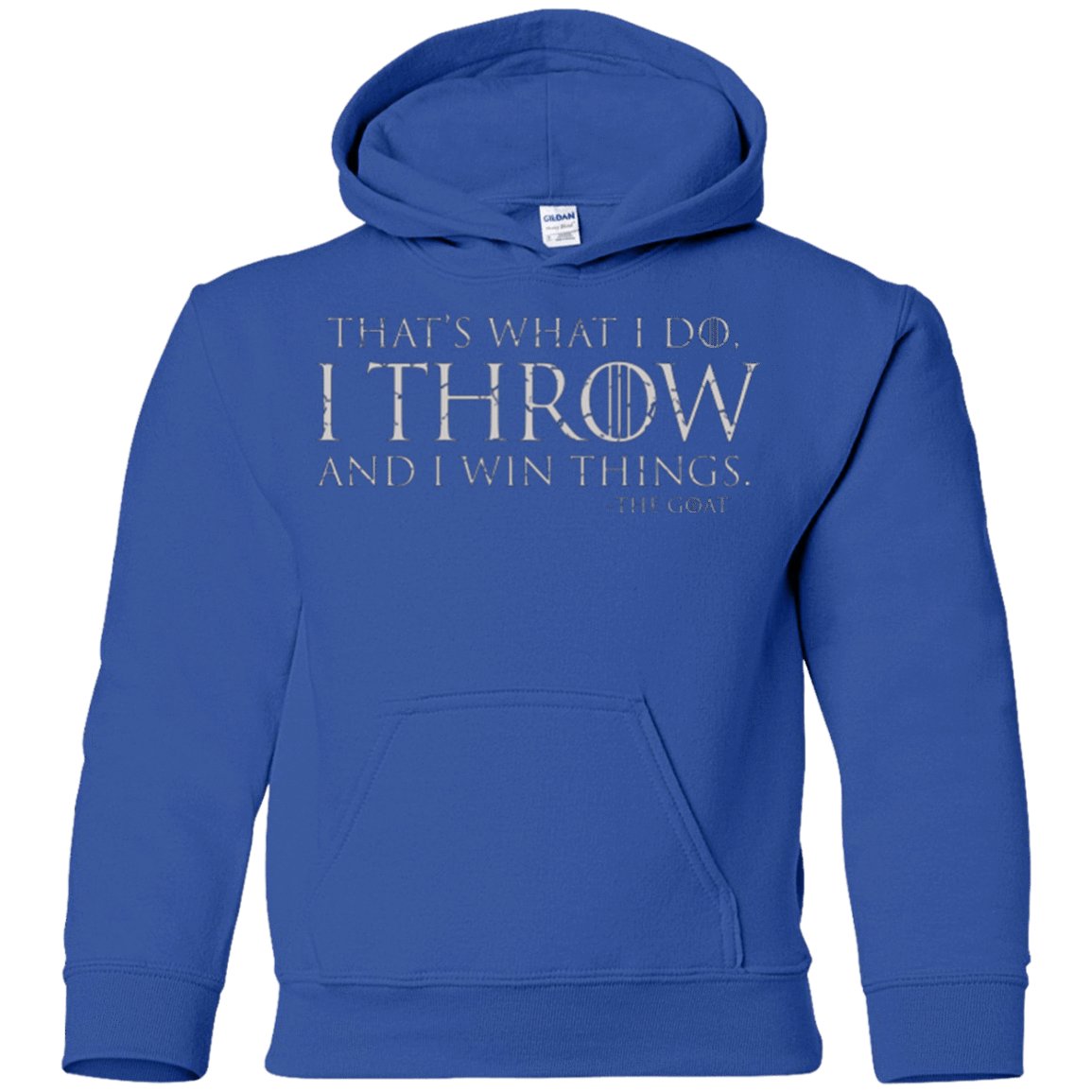 Sweatshirts Royal / YS I Throw Youth Hoodie