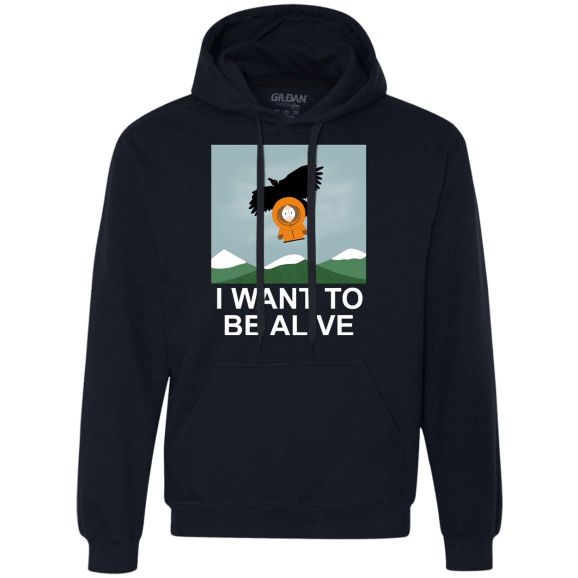Sweatshirts Navy / S I Want to be Alive Premium Fleece Hoodie
