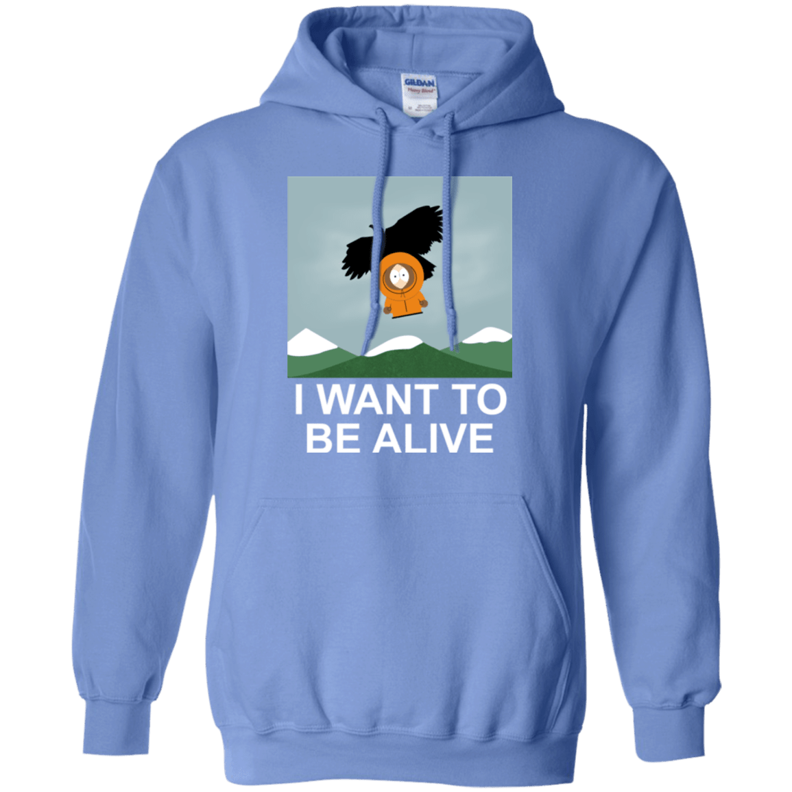 Sweatshirts Carolina Blue / S I Want to be Alive Pullover Hoodie