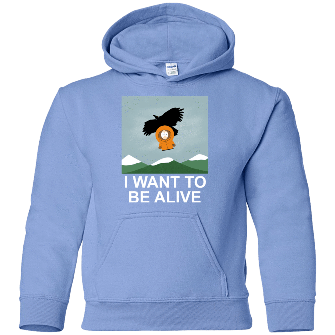 Sweatshirts Carolina Blue / YS I Want to be Alive Youth Hoodie