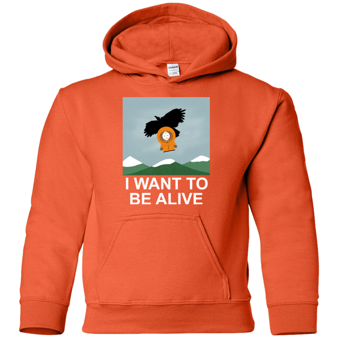 Sweatshirts Orange / YS I Want to be Alive Youth Hoodie
