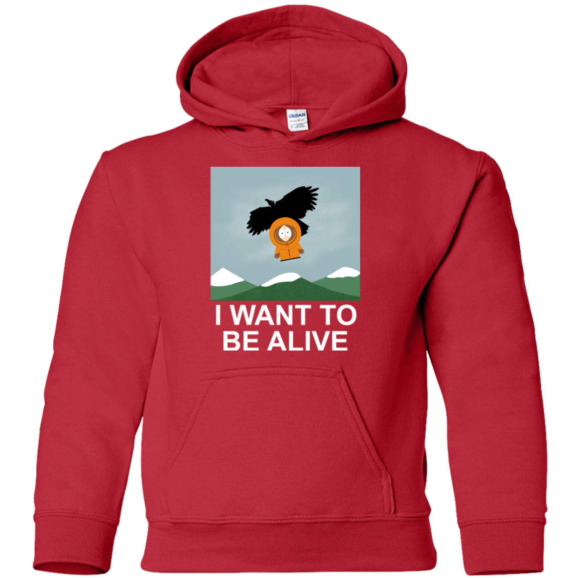 Sweatshirts Red / YS I Want to be Alive Youth Hoodie