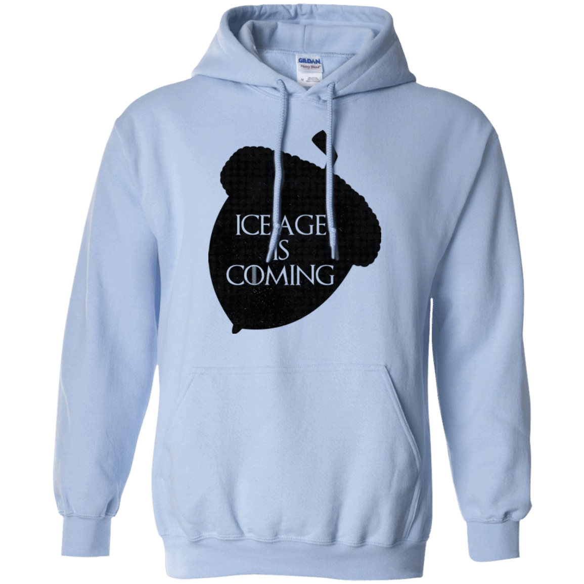 Sweatshirts Light Blue / Small Ice coming Pullover Hoodie